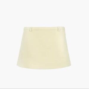 NWT Sandy liang butter yellow Holly skirt